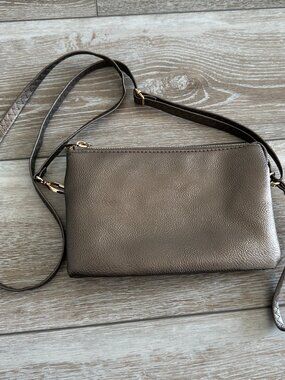 Indigo Soul Faux Leather Crossbody Bag Wallet Copper Brown